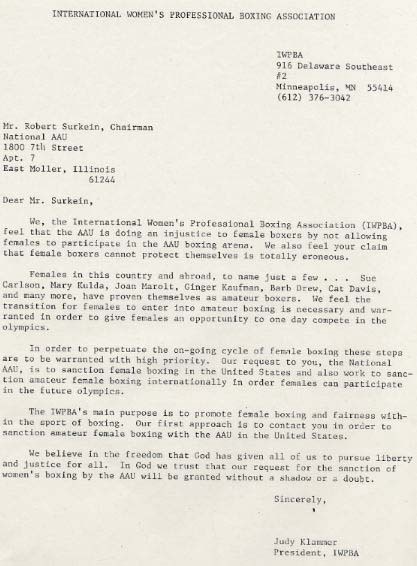 dr bill paul womens amateur boxing 8